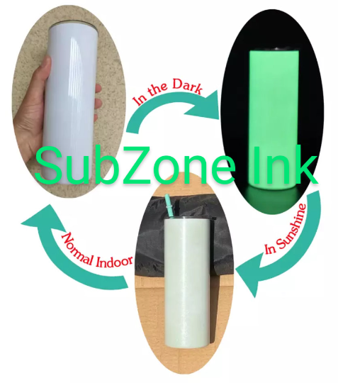 Glow In The Dark/UV Color Changing Sublimation Tumblers (20oz Gloss Finish)