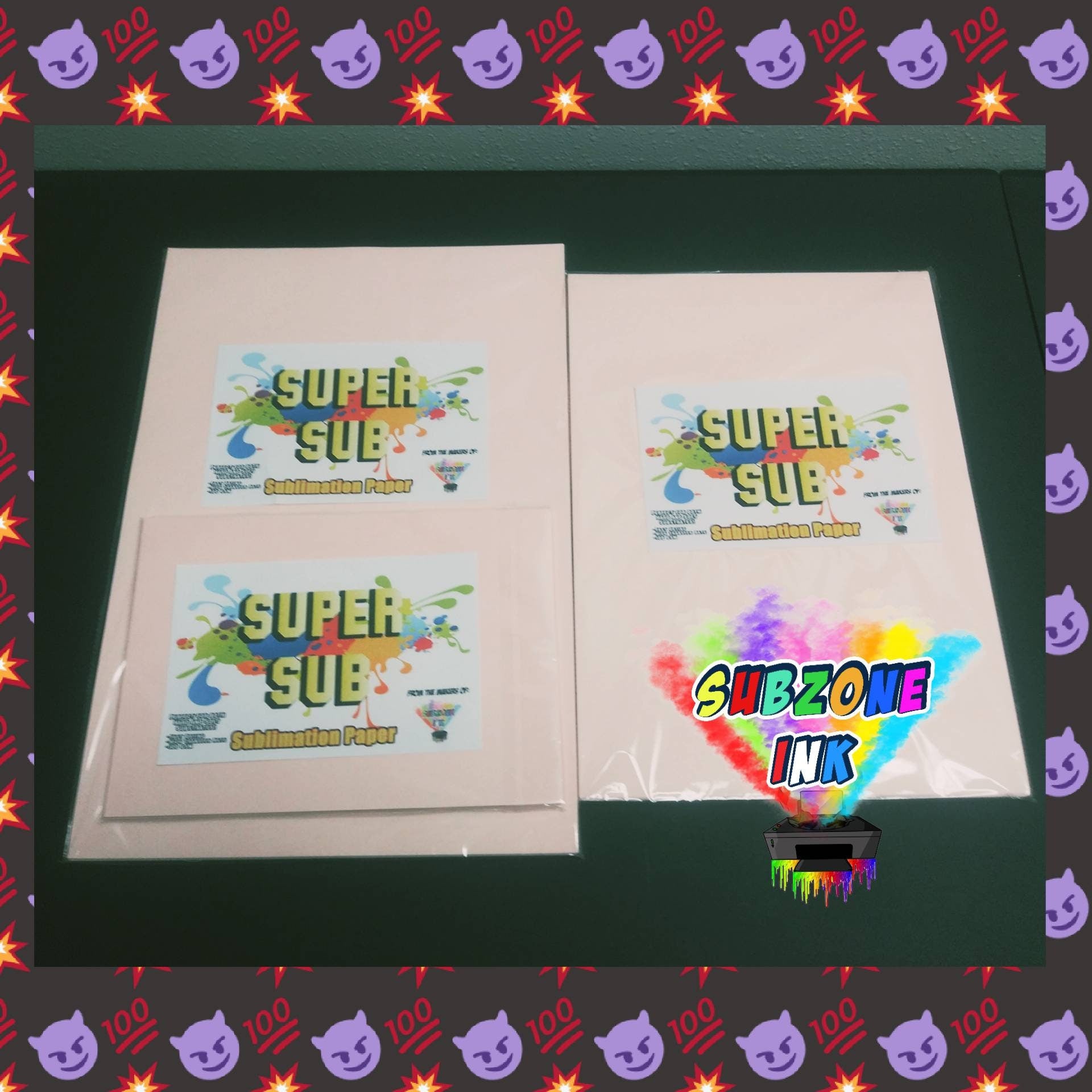 Paperpro Subli Super Sub Sublimation Paper (50 Sheet Pack) A3 Sizes(11.6×16.5 inches ...